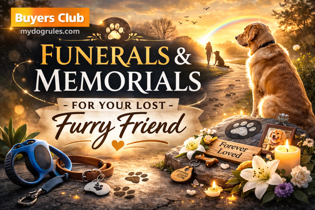 Dog Memorial Farewell to a furry friend